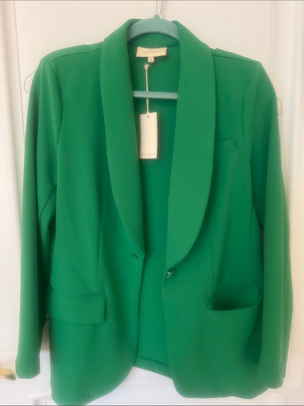 Emerald Shawl-Collar Women's Blazer Jacket